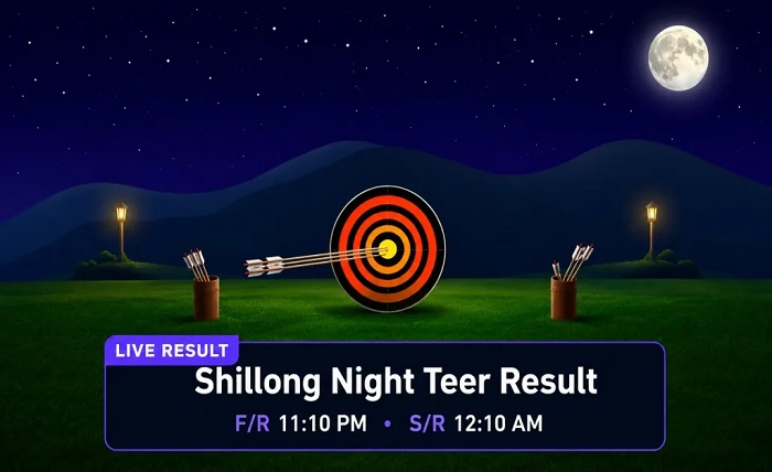 shillong night teer result