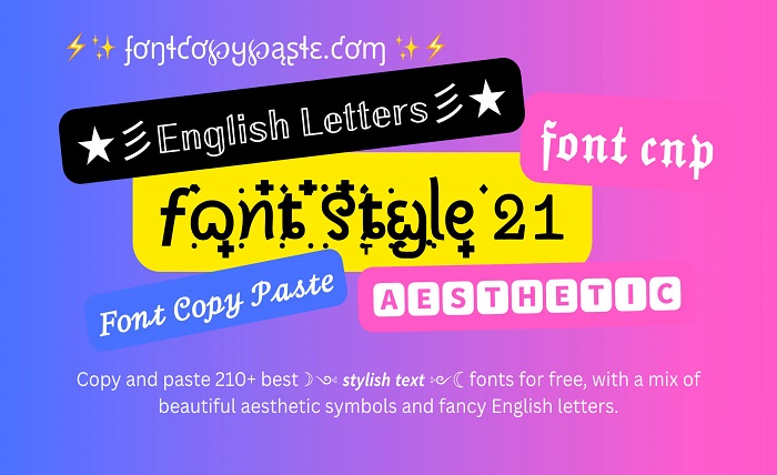 font copy and paste