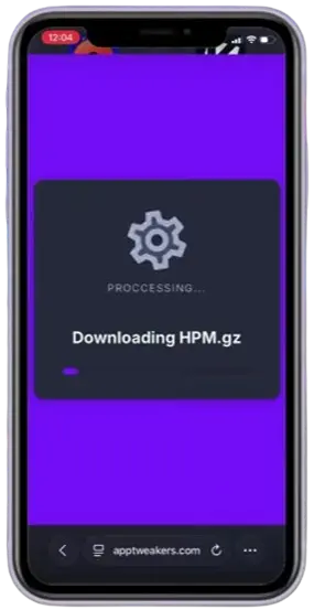 Installing process started